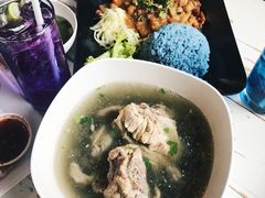 -蝶豆花蓝面条