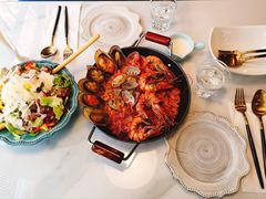 2人份西班牙蟹肉海鲜炒饭-La Postre(上环店)