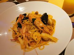 白酒蒜香海鲜意面-威斯汀舞台餐厅