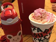 桃红抹茶拿铁-星巴克(赛特购物中心店)