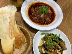 茄子豇豆-鸡毛店·川菜(双楠店)