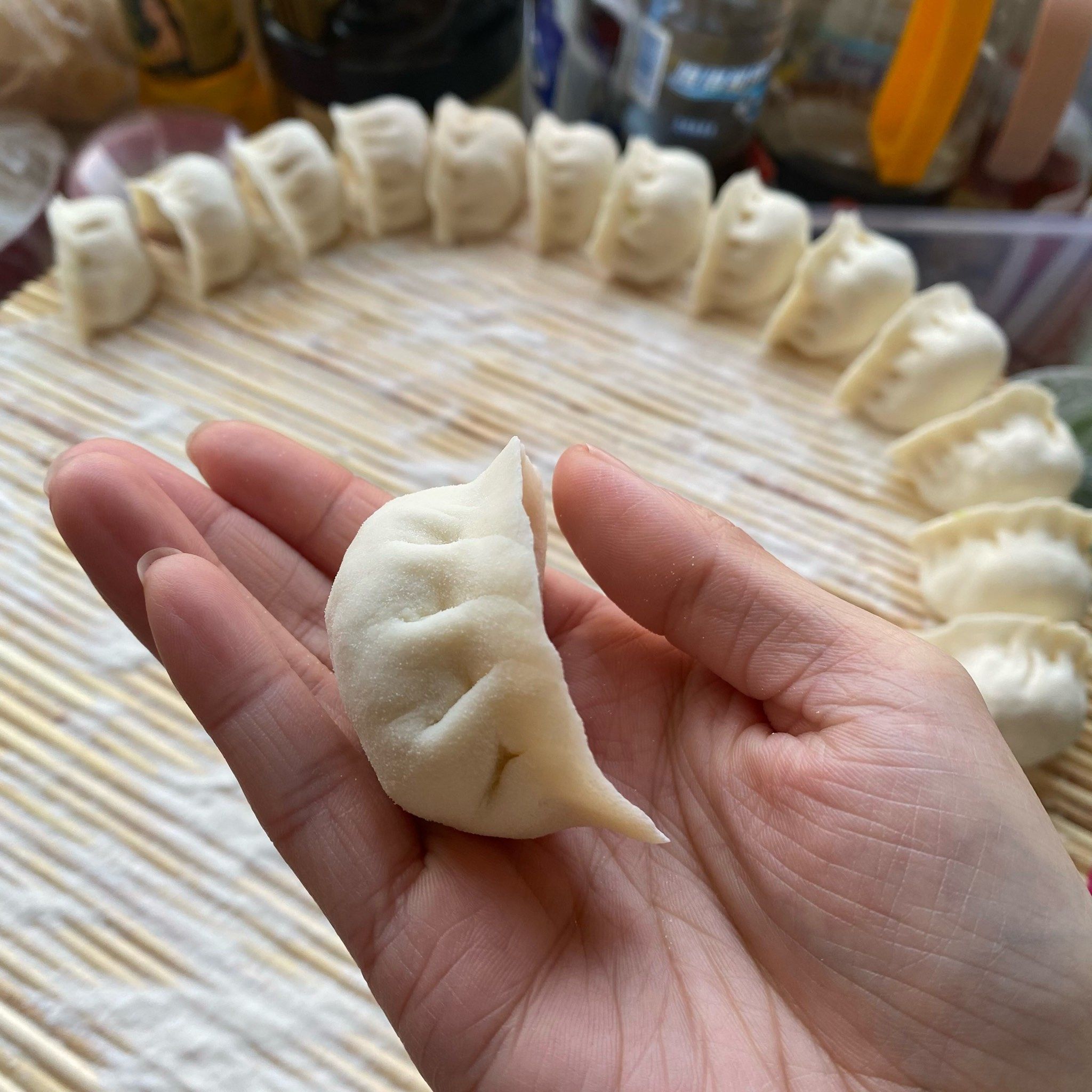 最根本的在于煮锅里不会破,高阶就是你得包的