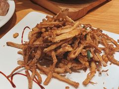 茶树菇炒鱿鱼-竹里馆·淮扬菜·功夫茶(老门东店)