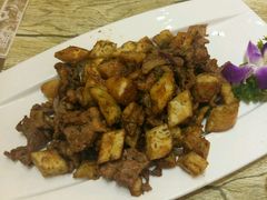 馕丁炒烤肉/份-楼兰印象(朝外店)