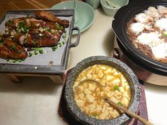 石锅鸡汤豆腐-绿茶餐厅(西单老佛爷店)
