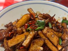 香辣笋干五花肉-荆九爷爆炒桥头三嫩(浙大店)