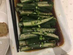 葱油秋葵-顺风海鲜港(长寿路店)