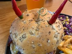 烟熏培根牛肉汉堡-Devils’ Brewery小恶魔精酿啤酒(泛海美式熏肉店)