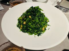 芥兰苗拌甜黄豆-醉庐·新上海菜(南京西路店)