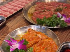 -明洞阿姨·韩式酱蟹烤肉·创意料理(三元桥店)