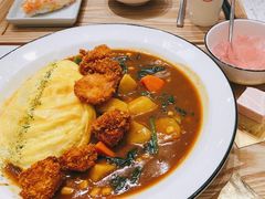 樱花炸鸡咖喱蛋包饭套餐-池奈·日式咖喱蛋包饭(老城根Gpark店)