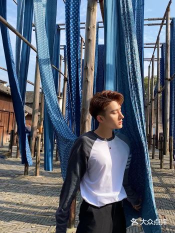 我穿梭在染布里乌镇旅游