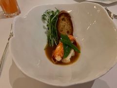 龙虾配豌豆苗和香茅龙虾汁-Jean Georges