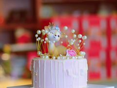 -咖咖熊蛋糕定制·英国蓝风车动物性淡奶油