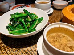 猪油渣炒菜心-老客家·客家菜(万达店)