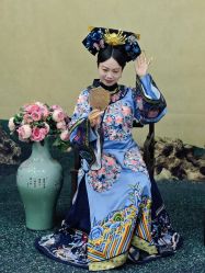 -后宫·古装汉服京剧儿童亲子全家福摄影