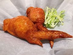 鲜虾胶酿脆皮鸡翅-港丽餐厅(杭大店)