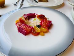 挪威烟熏三文鱼水晶黄瓜香槟奶油-福楼法餐厅FLO