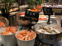自助取餐区-美食汇自助餐厅(成都万达瑞华酒店)