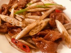藕带炒牛柳-玉丰国际酒店·玉宴中餐厅