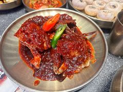 -草家酱蟹炭火烤肉店(珲春南路二店)