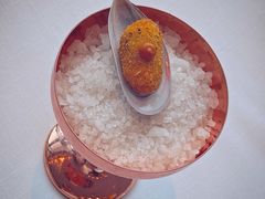 【24WI&nbsp;下午茶】青口贝，紫苏，炙红椒坚果酱-悦厅·下午茶(杭州柏悦酒店)