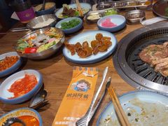 -明洞阿姨·韩式酱蟹烤肉·创意料理(三元桥店)