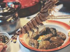 -鲜入围煮花胶鸡海鲜火锅