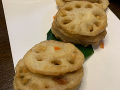 椒盐莲藕夹-枣子树·素食餐厅(朱家尖店)