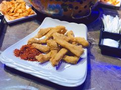 自制酥肉-三人行骨头王火锅(长寿店)