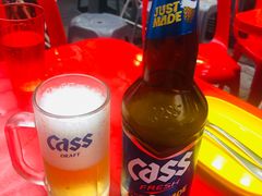 cass生扎啤-BHC炸鸡(明洞总店)