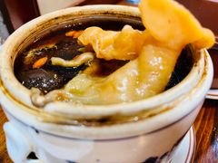 黑蒜竹丝鸡炖花胶-黄祥华养生堂·炖汤·营养蒸饭(岭南天地店)