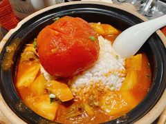 一整个番茄牛腩饭-沙胆彪炭炉牛杂煲(上海日月光广场店)