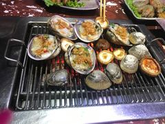 -泰白海鲜烧烤 丹东黄蚬子