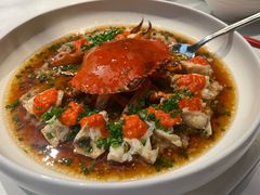 梭子蟹蒸肉饼-玫瑰厅上海菜(兴国路店)