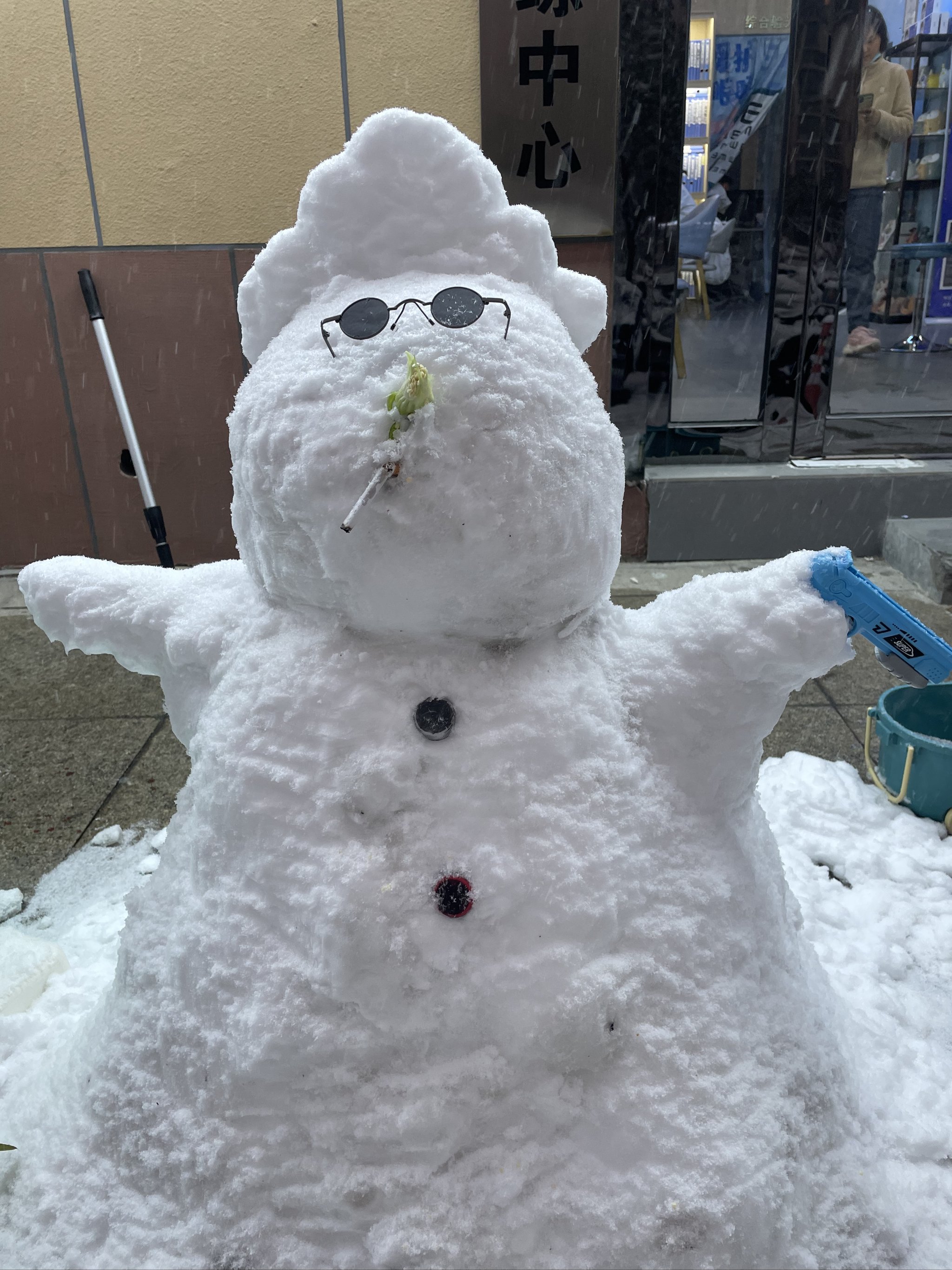 化了的雪人图片大全图片