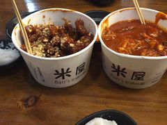 炒年糕+辣子鸡-米屋石锅拌饭(师大店)