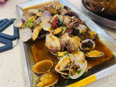 -蚝堡·生蚝海鲜烧烤物种起源•海肠捞饭(刘公岛店)