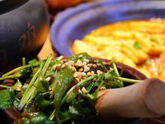 手撕椒松花蛋-云海肴汽锅鸡·云南小炒(天津国金汇店)