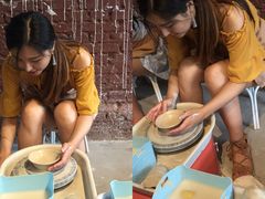 -不贰手作陶艺diy·烧玻璃·银饰团建(人民大学店)