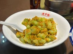 丝瓜炒咸蛋黄-天下客饭店(中山路店)