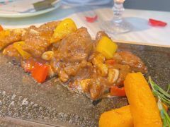 田园澳洲骰子牛肉-蜜桃花开·中西融合菜E&W(南长街店)