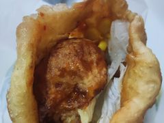-小红车炸蛋葱油饼