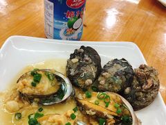 蒜蓉蒸鲍鱼-明记海鲜大排档(巽寮湾店)