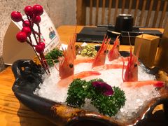 甜虾刺身-黑牛の店·和牛烧肉(合生汇店)