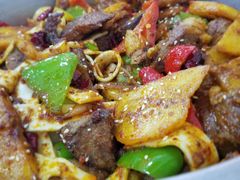-炕锅羊肉土火锅面片大王