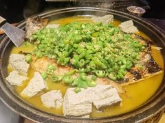 翡翠青椒味豆花烤鱼-烤匠麻辣烤鱼(万象城店)