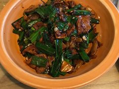 老干妈炒猪肝-禾田下生态餐厅(华天城总店)