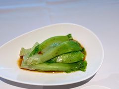 泉水灼生菜胆-粤财皇冠假日酒店·彩华轩中餐厅