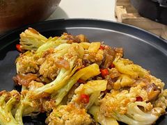 咸肉炒菜花-原味田园·客家菜·土窑鸡(中航城君尚购物中心店)